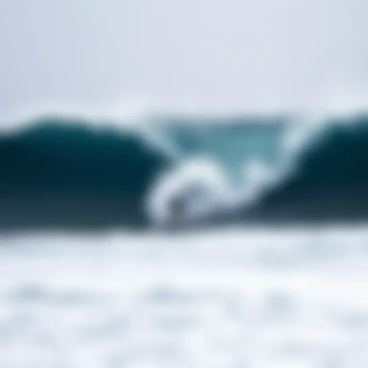 Perfect Wave Conditions A surfer experiencing perfect wave conditions.
