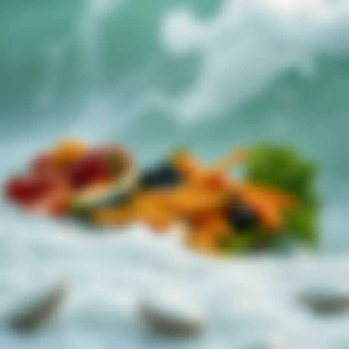 Nutritional Adjustments for Cramps Relief Visual representation of nutrient-rich foods