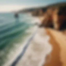 Stunning beach view of Algarve coastline