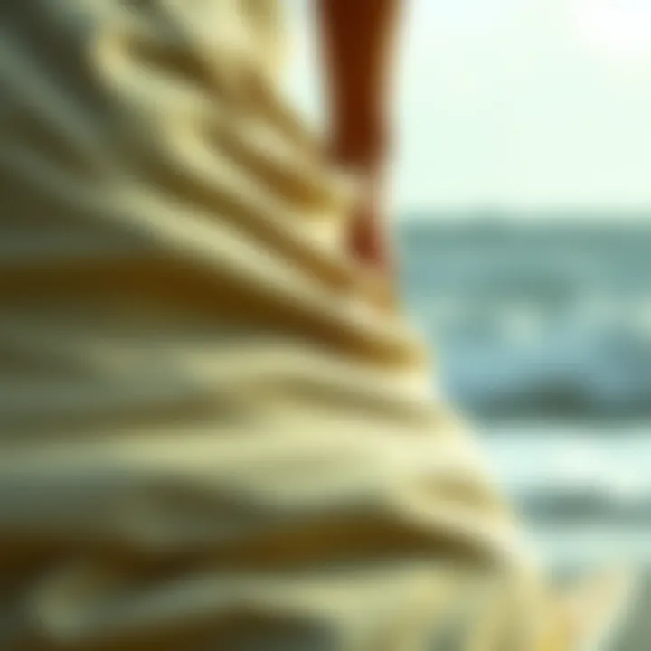 Innovative Fabric Technology Close-up of high-tech fabric used in board shorts