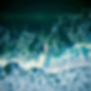 Aerial view of Surfline Lowers showcasing its distinctive wave patterns.