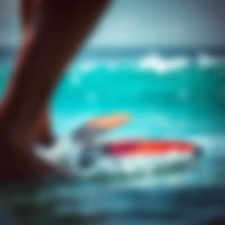 Techniques for Proper Fitment of Swim Fins Illustration demonstrating proper fitment techniques for swim fins