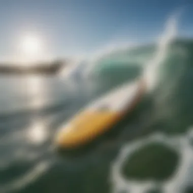 Transforming Your Surfboard: Before and After Wax Removal Before and after comparison of surfboard wax removal