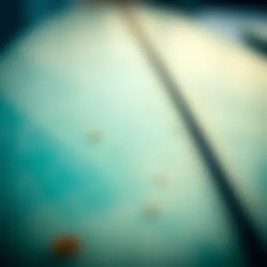 Close-up of surfboard materials emphasizing eco-friendly options