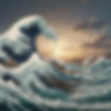 Historical Context of The Great Wave A historical context illustration depicting Japan in the 19th century.