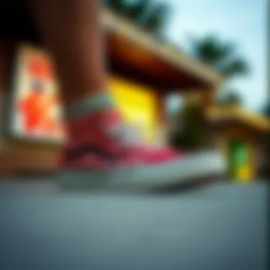 Vintage Vans advertisement showcasing skateboarding heritage