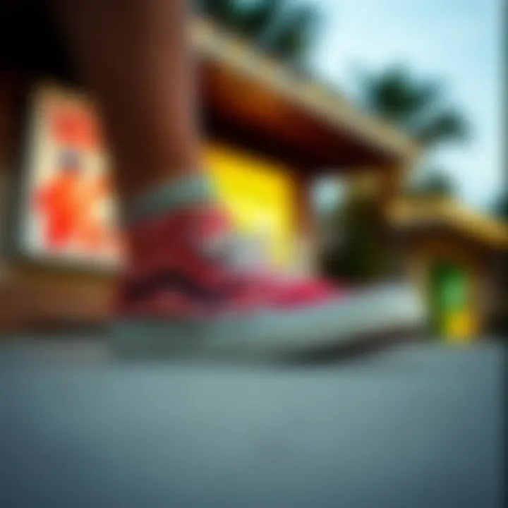 Vintage Vans advertisement showcasing skateboarding heritage