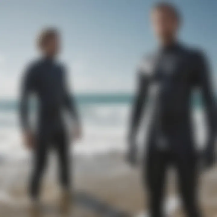 Different types of wetsuits for varying conditions