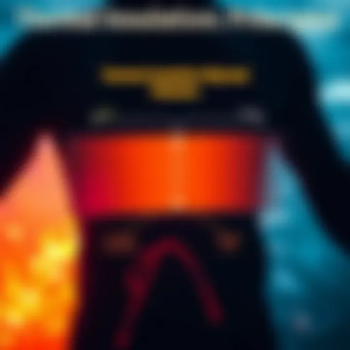 Thermal Insulation Principles Diagram showing thermal insulation principles