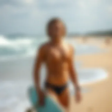 The Importance of Staying Hydrated at the Beach A serene beach scene emphasizing the importance of hydration