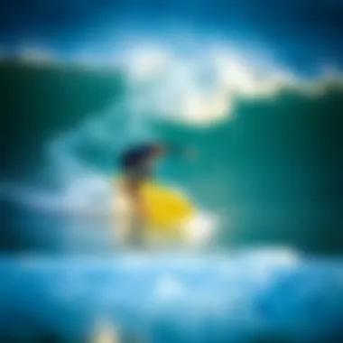 Visual representation of different riding techniques on foil boards