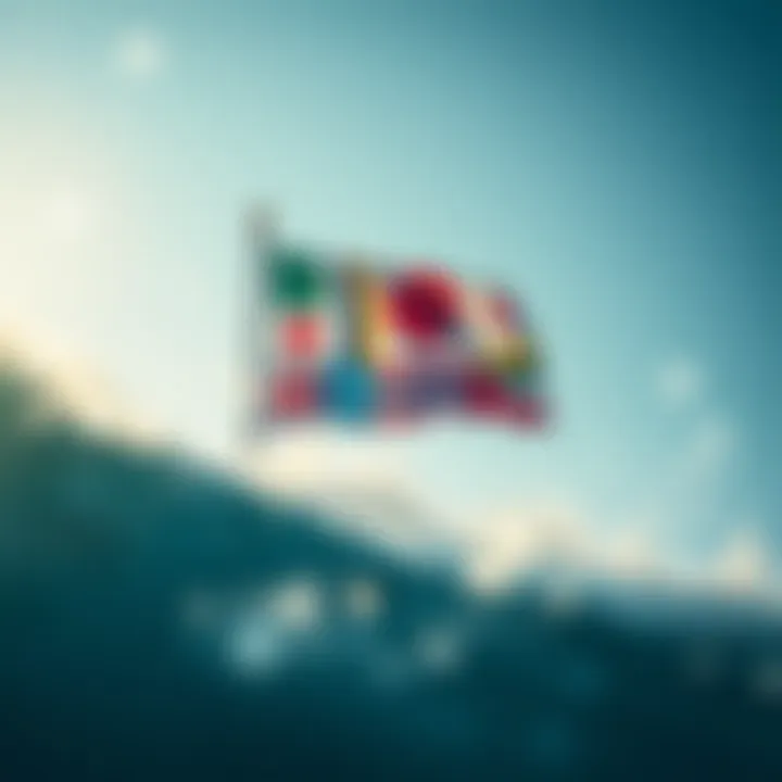 Flag Signals and Their Meanings Detailed diagram showing flag signals and their meanings