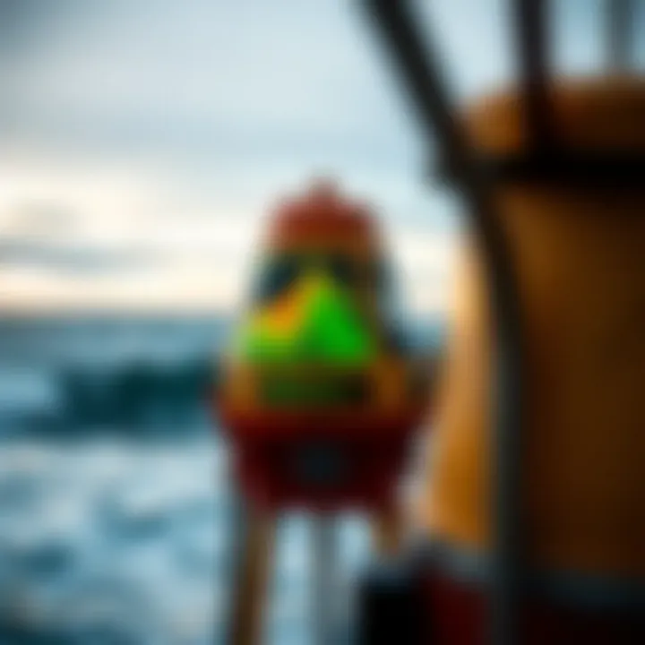 Real-time data display from weather buoy