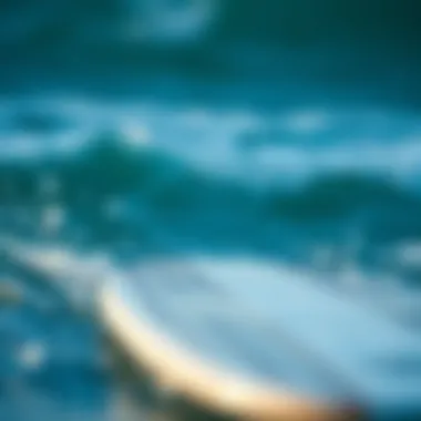 Performance Dynamics of Skim Boards Close-up of a skim board on water capturing performance dynamics