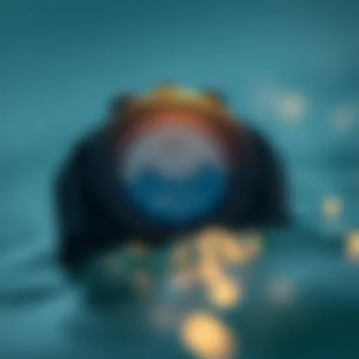 Close-up view of a tide chart watch displaying tidal information