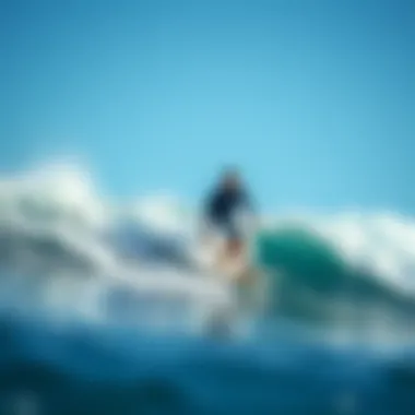 Advanced Maneuverability with Wiggle Fin Surfer demonstrating advanced maneuverability with wiggle fin