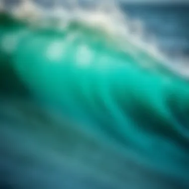 Wind Directions and Their Impact on Surfing Wind vector map illustrating different directions affecting surf spots