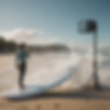 Wind measurement technology in action on the beach