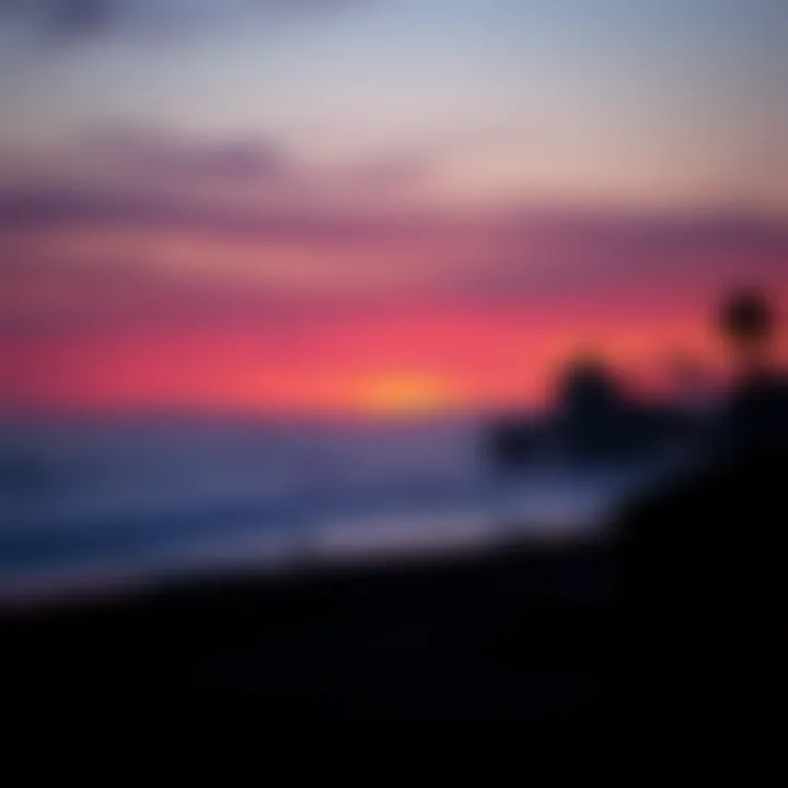 Sunset at Huntington Beach Breathtaking sunset at Huntington Beach