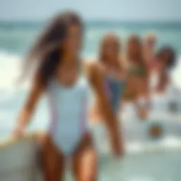 Vibrant display of diverse surf styles