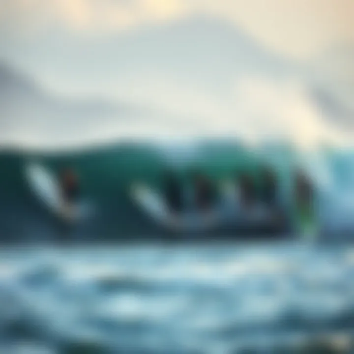 Evolution of Surf Culture An artistic representation of surf culture evolution through the decades